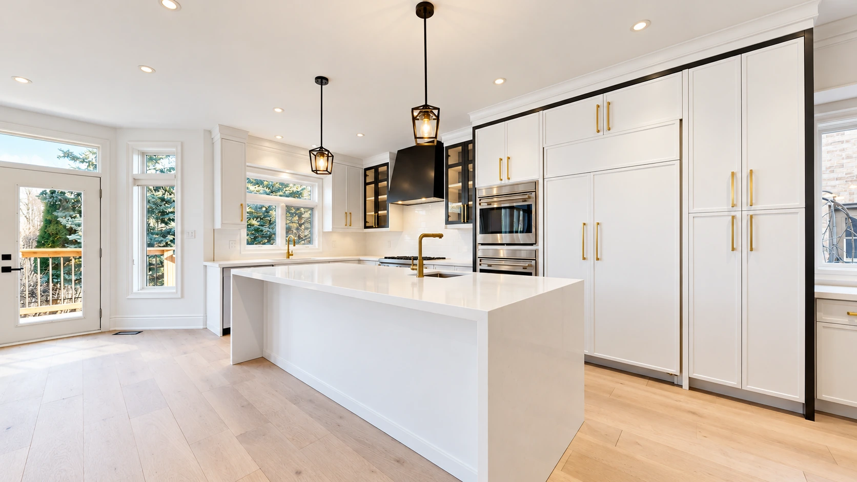 Wide Queen Kitchens custom kitchen view